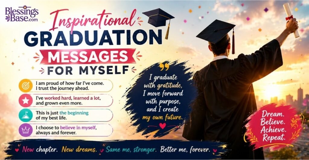 Inspirational Graduation Messages For Myself