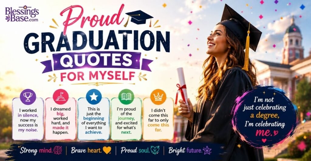 Proud Graduation Quotes For Myself