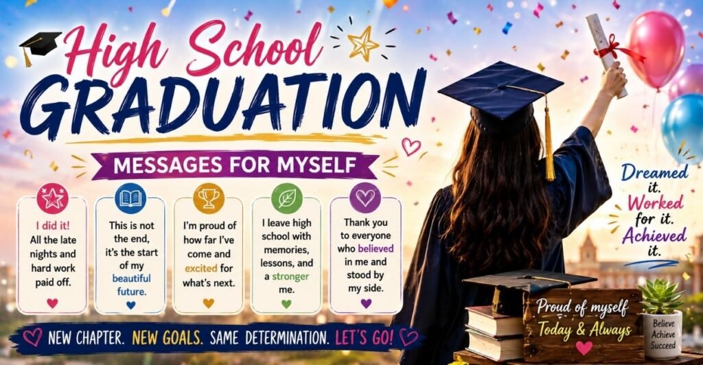 High School Graduation Messages For Myself