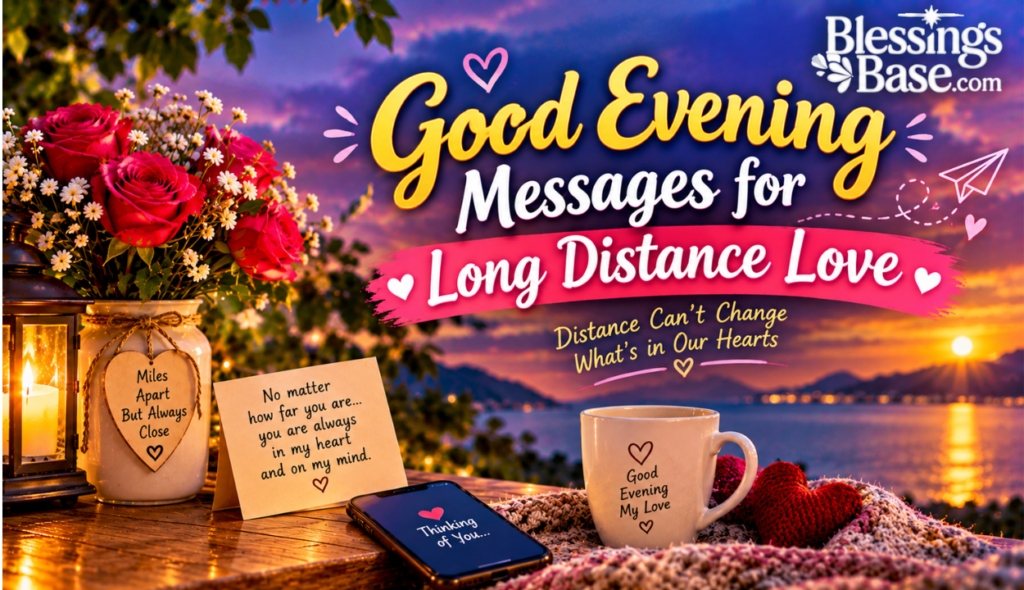 Good Evening Messages for Long Distance Love