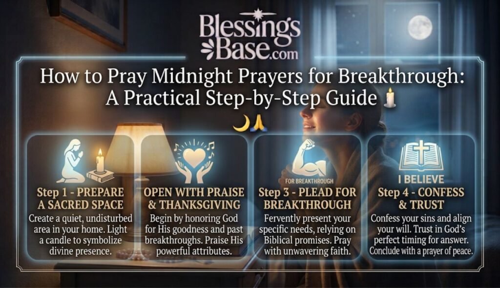 How to Pray Midnight Prayers for Breakthrough: A Practical Step-by-Step Guide 🕯️