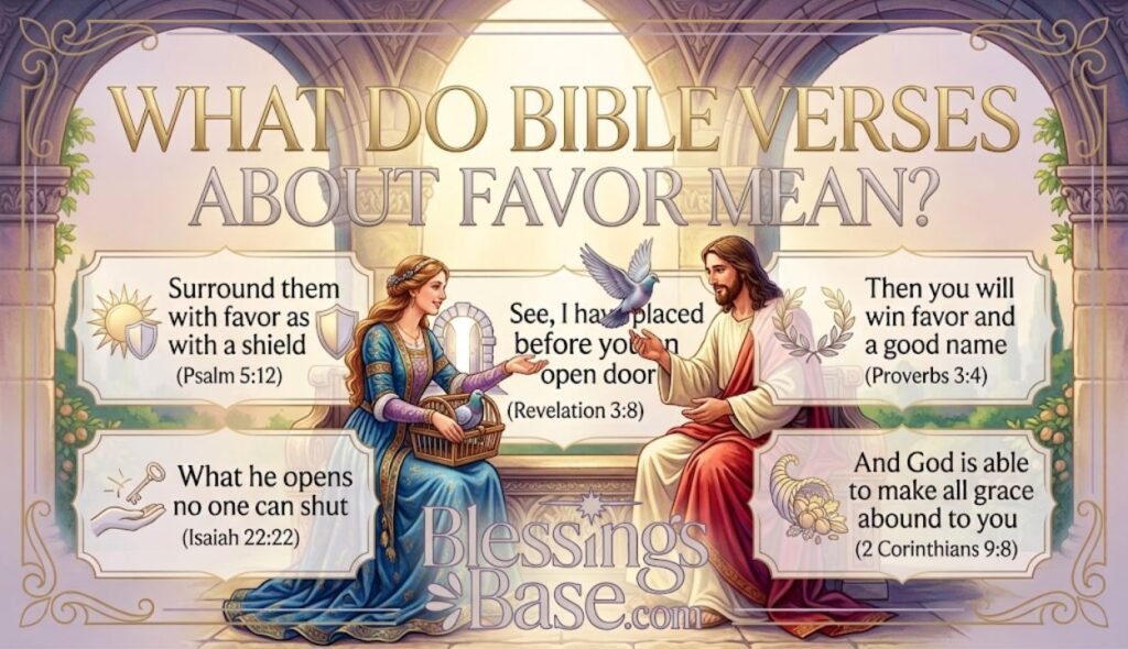 What Do Bible Verses About Favor Mean?