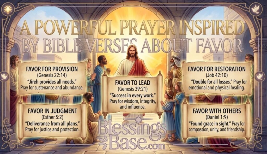 Powerful Prayer Inspired by Bible Verses About Favor