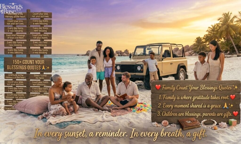 π Family Count Your Blessings Quotes