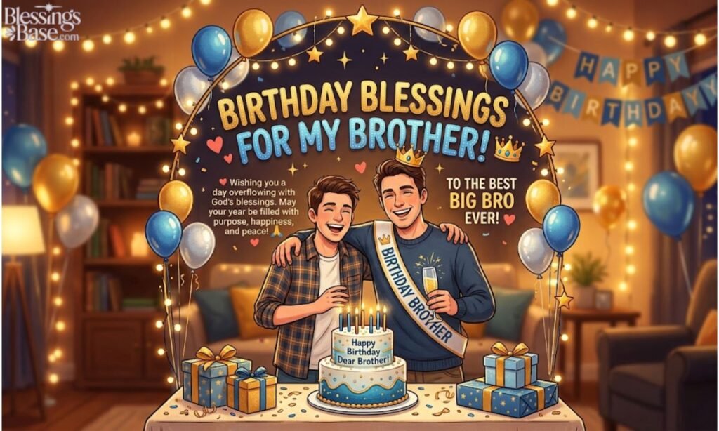 Birthday Blessings for Brother 🙏🎂