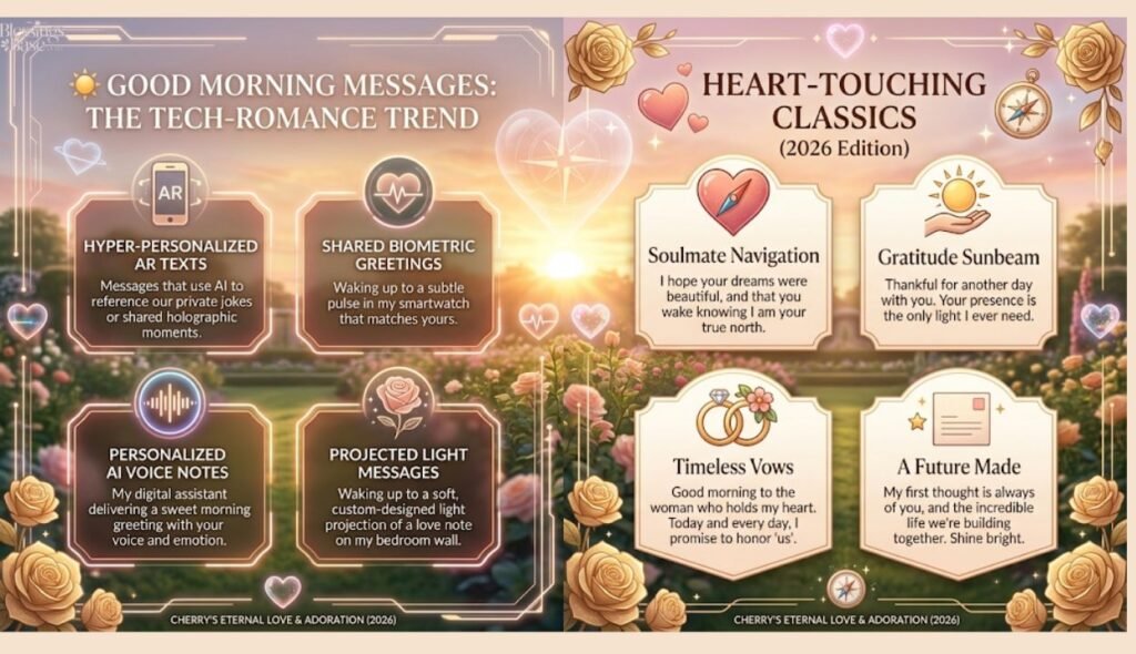 βοΈ Good morning love messages for her (2026 trend)