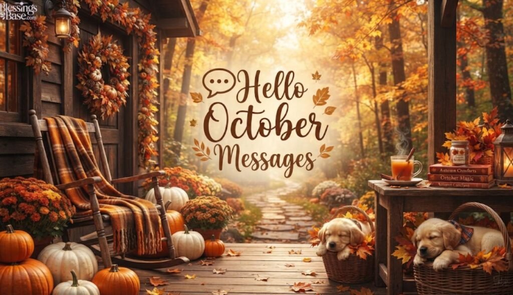 💬 Hello October Messages