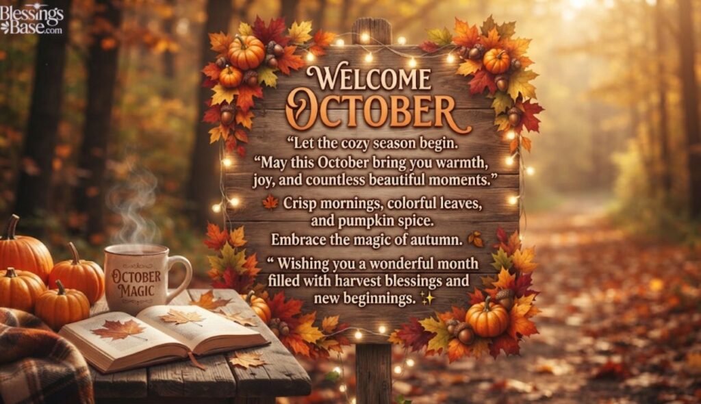 Welcome October Quotes