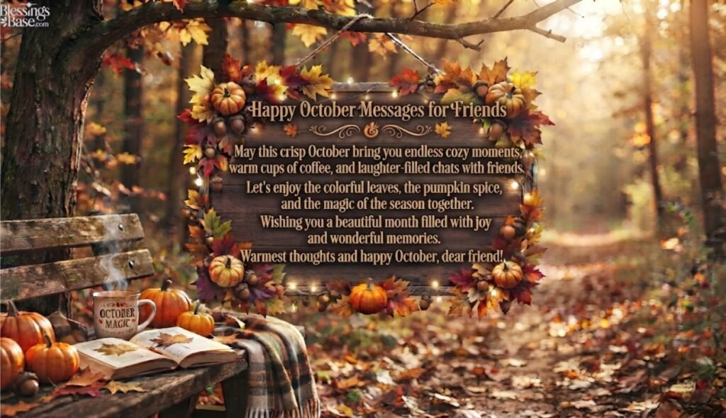 Happy October Messages for Friends