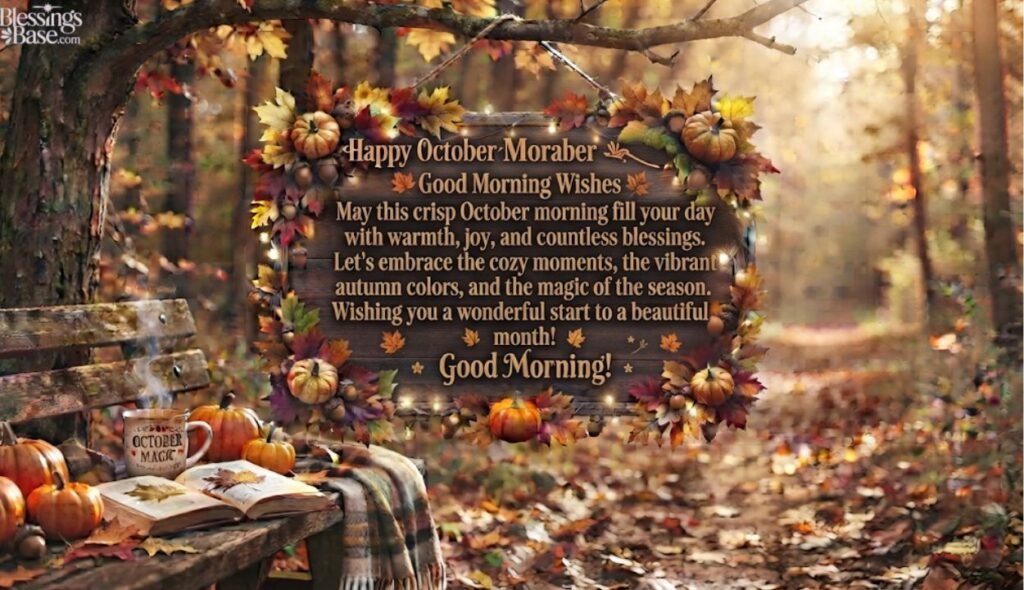 Happy October Good Morning Wishes