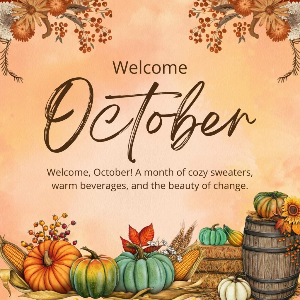 Welcome October Images and Greetings