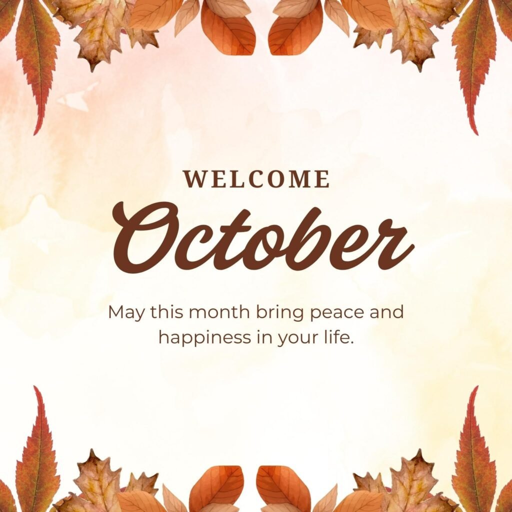 Welcome October Images and Greetings