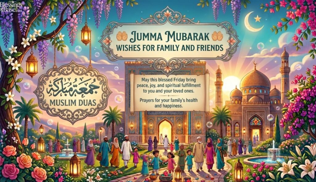 🕌 Jumma Mubarak Wishes for Family and Friends