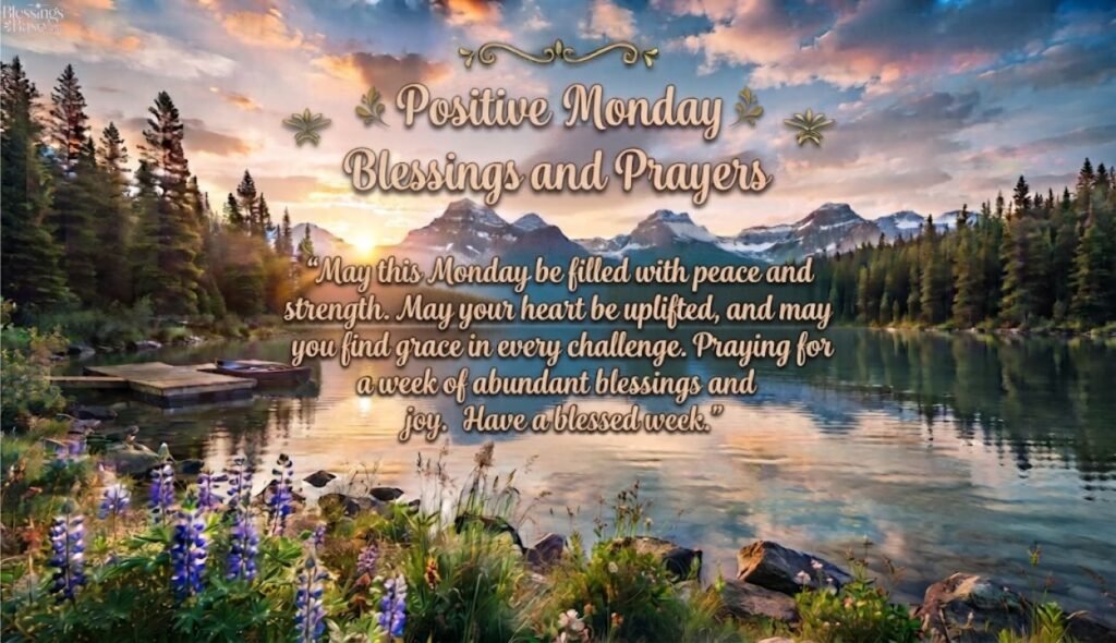 🌿 Positive Monday Blessings and Prayers