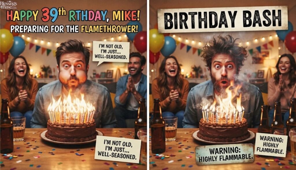👨 Funny Birthday Wishes for Men