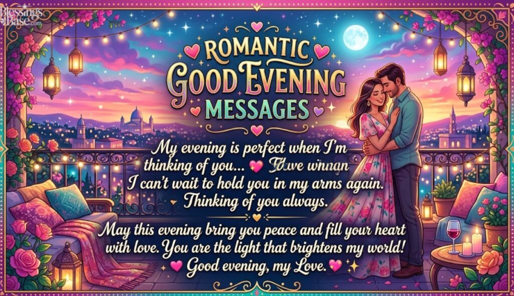 💘 Romantic Good Evening Messages