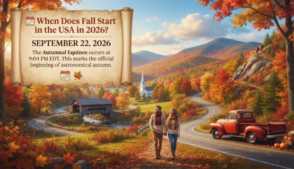 📆 When Does Fall Start in the USA in 2026?