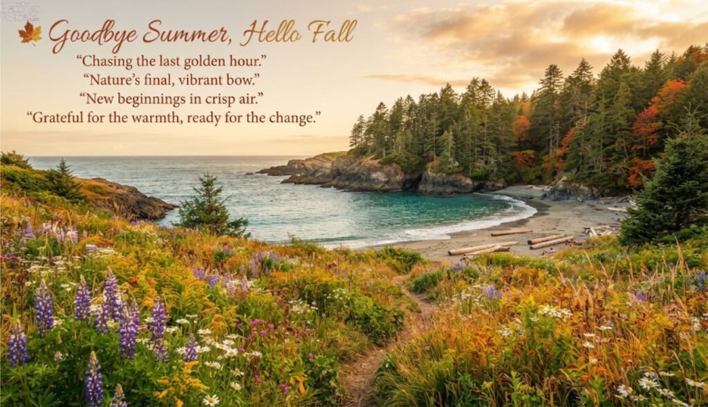 π Goodbye Summer, Hello Fall Quotes