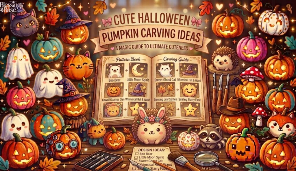👻 Cute Halloween Pumpkin Carving Ideas