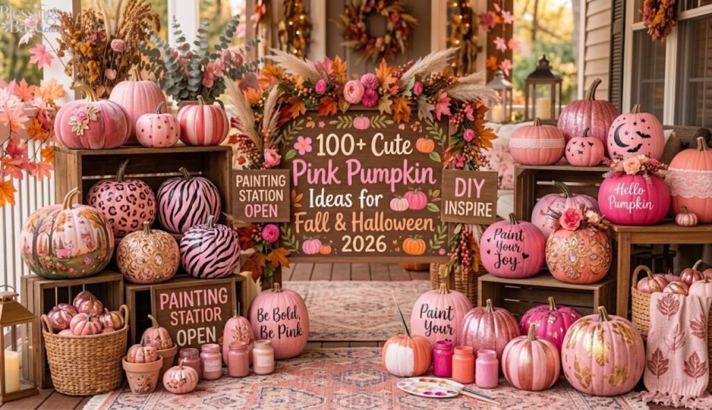 🎃 100+ Cute Pink Pumpkin Ideas