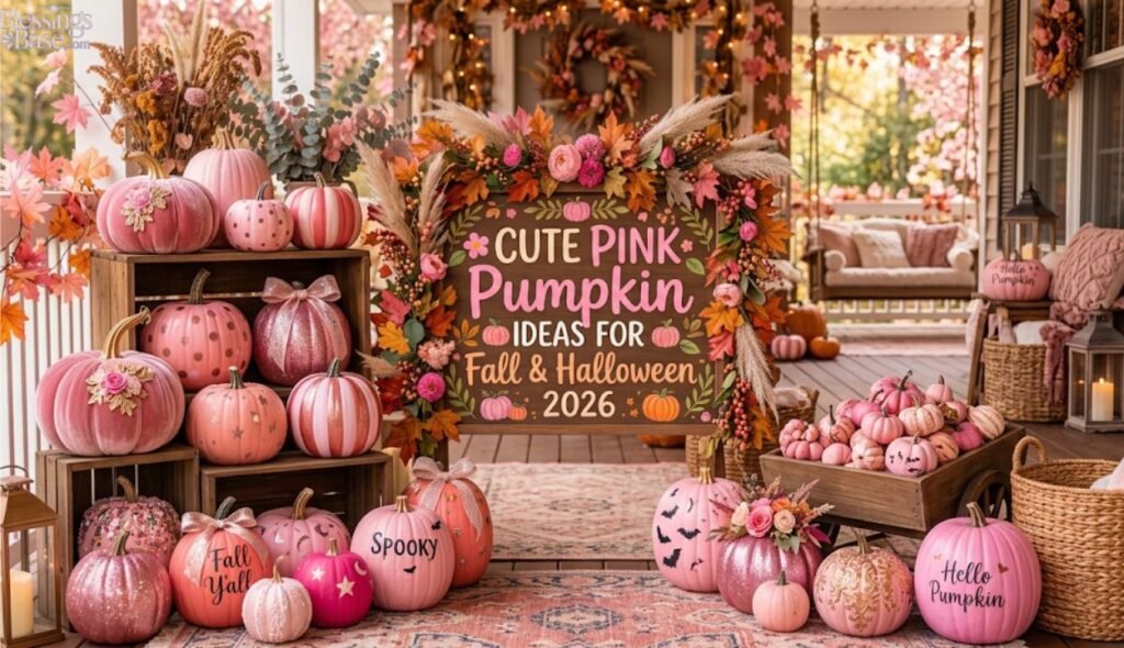 👻 Cute Pink Pumpkin Ideas for Halloween