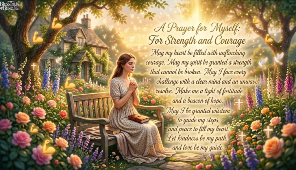 💪 Prayer For Myself for Strength and Courage