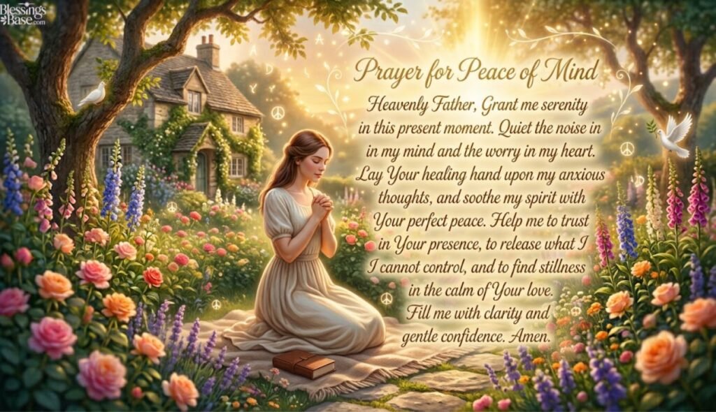 🕊️ Prayer For Myself for Peace of Mind