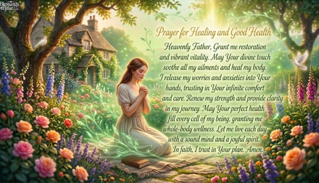 💚 Prayer For Myself for Healing and Good Health