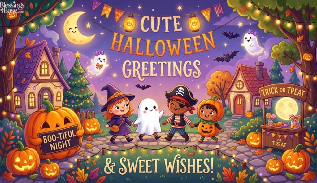 🧡 Cute Halloween Greetings and Sweet Wishes