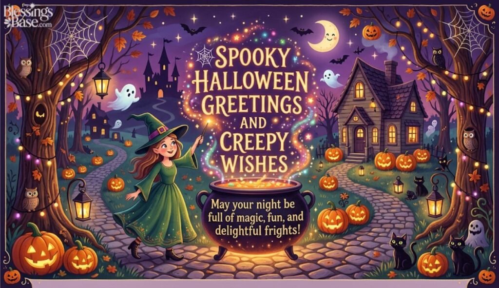 🕸️ Spooky Halloween Greetings and Creepy Wishes