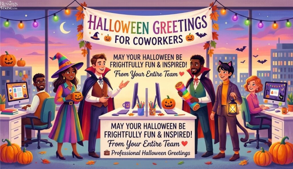 💼 Professional Halloween Greetings for Coworkers