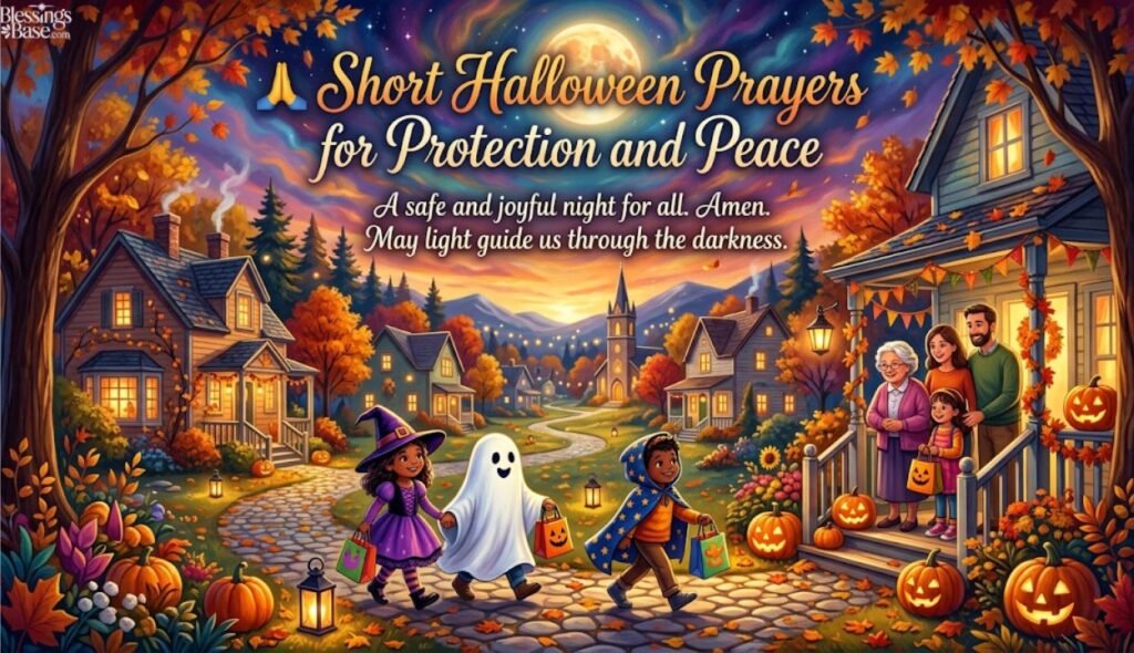 🙏 Short Halloween Prayers for Protection and Peace