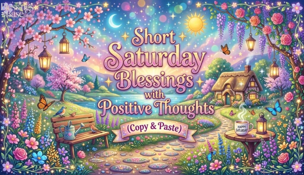✨ Short Saturday Blessings with Positive Thoughts (Copy & Paste)