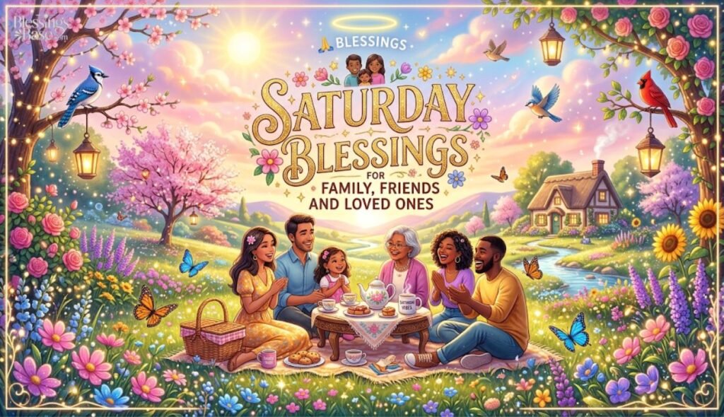 👨‍👩‍👧 Saturday Blessings for Family, Friends and Loved Ones