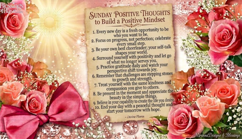 🧠 Sunday Positive Thoughts to Build a Positive Mindset