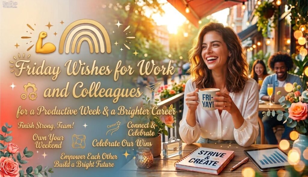 💼 Friday Wishes for Work and Colleagues