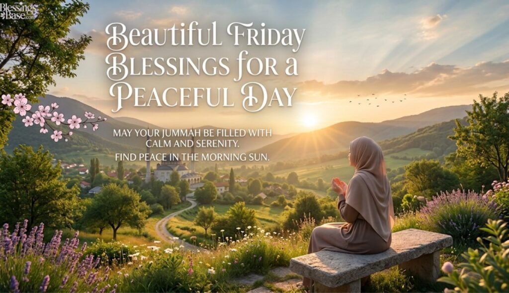 🌸 Beautiful Friday Blessings for a Peaceful Day