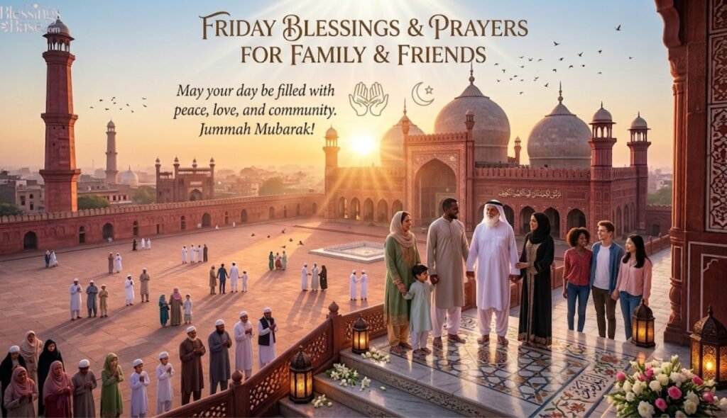 👨‍👩‍👧‍👦 Friday Blessings and Prayers for Family and Friends
