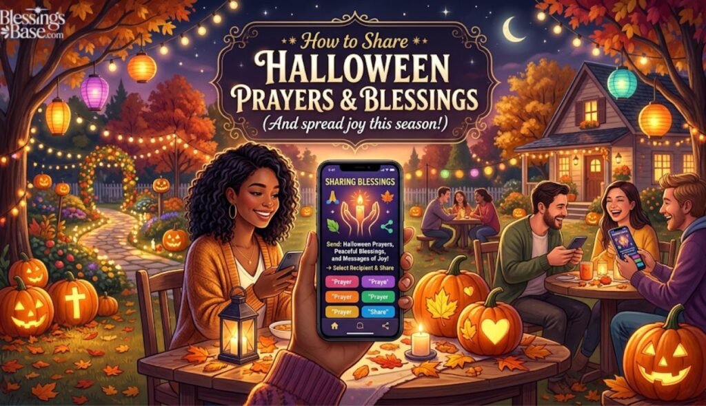 📲 How to Share Halloween Prayers and Blessings
