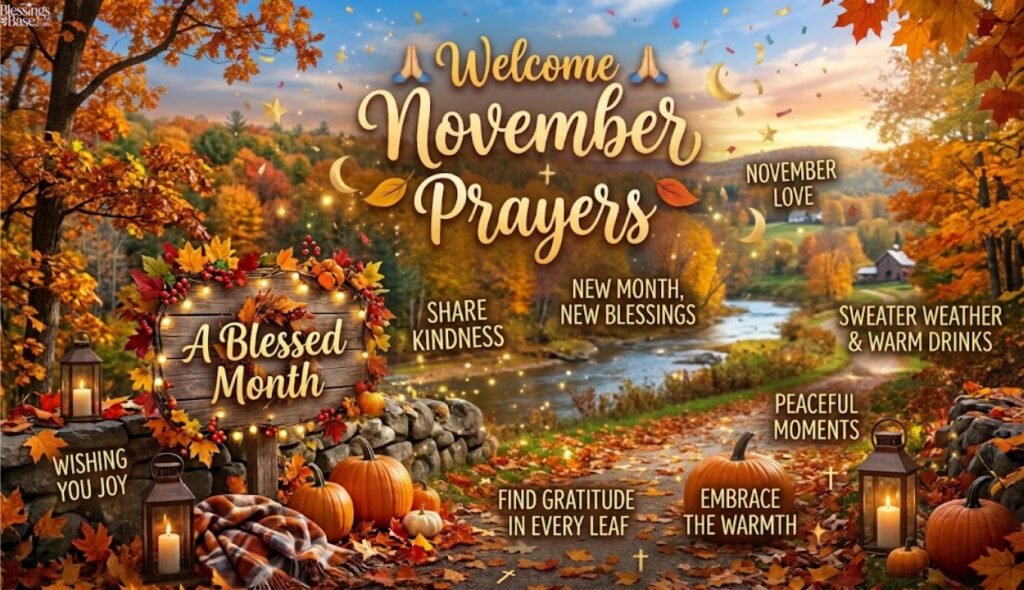 🙏 Welcome November Prayers for a Blessed Month