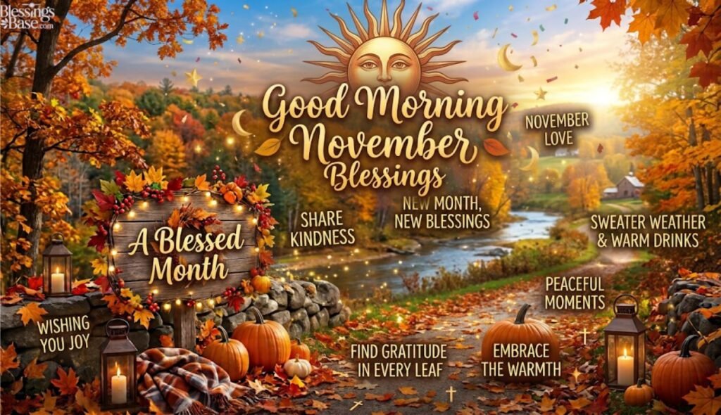 ☀️ Good Morning November Blessings and Wishes