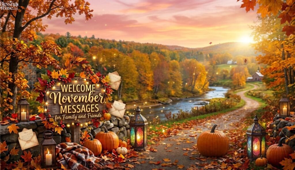 💌 Welcome November Messages for Family and Friends