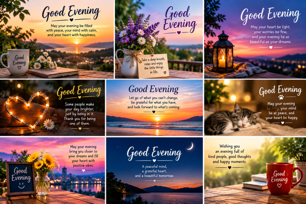 🖼️ Good Evening Messages with Images