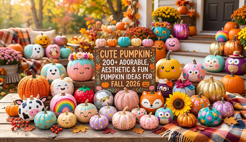 π 200+ Cute Pumpkin Ideas for Fall 2026