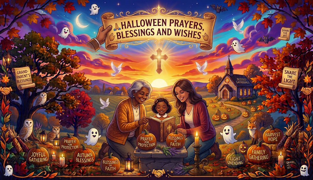 🖼️ Halloween Prayers, Blessings and Wishes Images