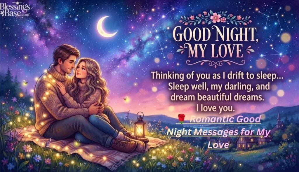 🌹 Romantic Good Night Messages for My Love