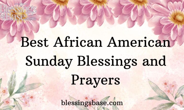 African American Sunday Blessings