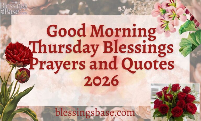 Good Morning Thursday Blessings Prayers and Quotes 2026