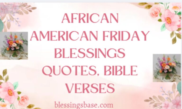 African American Friday Blessings