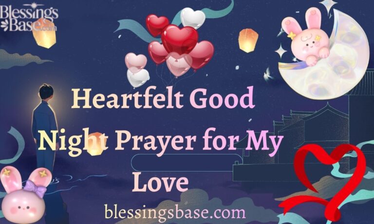 Heartfelt Good Night Prayer for My Love